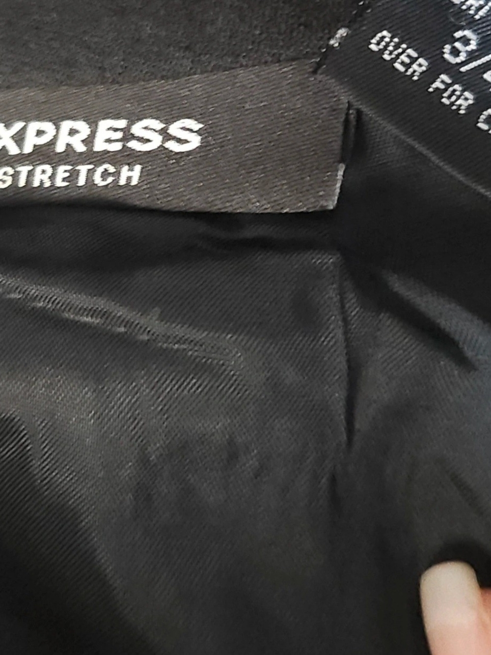 Express Black Women’s Pencil Skirt - Size 3/4 - Picture 6 of 6